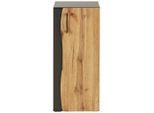 Unterschrank In Eichefarben/grau 40/94/35 cm