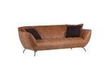 2-sitzer-sofa Venezuela Aus Echtleder Echtleder Hellbraun