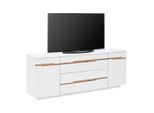 Tv-element Dallas Weiss/eiche Artisan Weiss, Eiche Artisan 190/73/44 cm