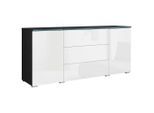 Sideboard Vera 150 Anthrazit/weiss 150/67,9/39,5 cm 3 Schublade(n)