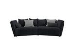 Boxspringsofa Sofi Dunkelgrau Dunkelgrau Textil