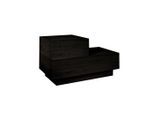 Nachttisch Kayra Nachttisch 70/39/30 cm Schwarz