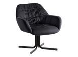 Sessel Wl6.953 Samt Schwarz