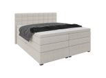 Boxspringbett Fano Sandfarben Ca. 200x200cm 200/200 cm Sandfarben
