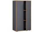 Aktenschrank Salia B60 Anthrazit, Honigeiche