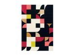 Flachwebeteppich Spirit 3105 Multi/schw 170x240 170/240 cm