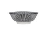 Suppenteller Shiva Schwarz/weiss 21/7,8 cm