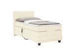 Boxspringbett Dixon Ecru Ca. 90x200cm 90/200 cm Ecru