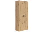 Schrank Multistauraum Eiche Artisan 80/195/40 cm Eiche Artisan