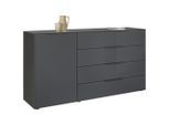 Sideboard In Anthrazit 177/97/45 cm 4 Schublade(n)