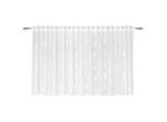 Tagesvorhang Wave Weiss Ca. 300x145cm transparent 300/145 cm