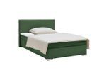 Boxspringbett Mira 2 Dunkelgrün Ca. 120x200cm 120/200 cm Dunkelgrün