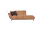 Chaiselongue Aus Echtleder Leder Hellbraun