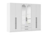 Drehtürenschrank Velora Weiss 271/210/54 cm Weiss