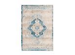 Webteppich Baroque 525 Creme/blau 200x290 200/290 cm