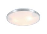 Deckenleuchte Winfried Weiss/alufarben Max. 25 Watt 50/9 cm
