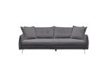 Bigsofa Kiss Dunkelgrau Holz Dunkelgrau