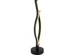Led-tischleuchte Relo In Opal/schwarz Max. 12 Watt