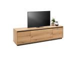 Tv-element Puro Eichefarben Eichefarben 180/48/42 cm