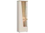 Vitrine Cut Out B: 60 Cm Kaschmir/eichefarben 60/198/40 cm ,