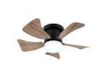 Deckenleuchte Luft Opal/schwarz Max. 10 Watt 10 W 40,6/13 cm