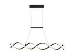 Led-hängeleuchte Mimi In Schwarz Max. 24 Watt 88/13/120 cm