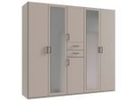 Drehtürenschrank Dillingen Kaschmirfarben 225/208/58 cm Kaschmir