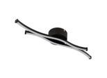 Led-deckenleuchte Loren Opal/schwarz Max. 12 Watt
