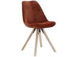Stuhl Lilly 2 Braun Chenille