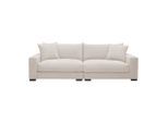 Megasofa Pedro 1200 Creme Holz, Metall, Kunststoff, Textil, Holzwerkstoff Creme
