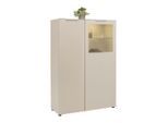 Vitrine Siena Kaschmir 105/151/40 cm ,