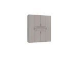 Kleiderschrank Lumio Grau/sahara Kaschmir, Eiche Artisan