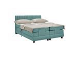 Boxspringbett Dixon Türkis Ca. 140x200cm 140/200 cm Türkis