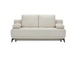 Schlafsofa In Weiss Weiss Textil