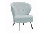 Sessel Floris -Trend- Chenille Graublau