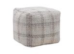 Pouf Leon -Trend- Beige Textil, Naturmaterialien Beige