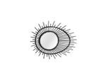 Wandspiegel Rattan Spiegel Aina 125 58/47/2 cm ,