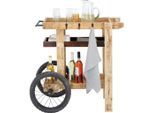 Servierwagen Aus Mangoholz
