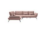Wohnlandschaft Trendy Rosa Flachgewebe Rosa