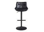 Barhocker Wl7.005 Textil Schwarz