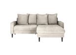 Ecksofa Boston Beige Beige