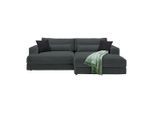 Ecksofa Fabiona Rechts Graphitfarben Graphitfarben
