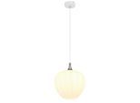 Hängeleuchte Maxy Weiss/chrom Max. 60 Watt 29/120 cm
