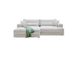 Ecksofa Fabiona Links Beige Beige