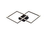 Led-deckenleuchte Corvin Opal/schwarz Max. 24 Watt