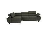 Ecksofa In Grün Webstoff Dunkelgrün