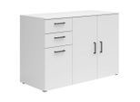 Kommode Multistauraum Weiss , 120/83/52 cm , 2 Schublade(n)