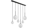 Hängeleuchte Hallie Schwarz/opal Max. 5 Watt 91/20/117 cm