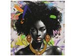 Keilrahmenbild Eshe Multicolor Ca. 100x100cm 100/100/3 cm