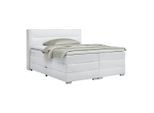 Boxspringbett Papilon Silberfarben Ca. 160x200cm 160/200 cm Silberfarben